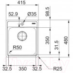 Мойка кухонная Franke BCX 610-42 TL