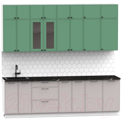 Кухонный гарнитур Интермебель Лион-9 В-1 2.6м