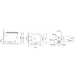 Унитаз подвесной Grossman Retro GR-4482BMS