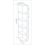 Угловое окончание для шкафа Евва Лайн / ЛН-TU.220.60.01