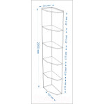 Угловое окончание для шкафа Евва Лайн / ЛН-TU.220.44.01