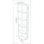 Угловое окончание для шкафа Евва Лайн / ЛН-TU.240.44.01