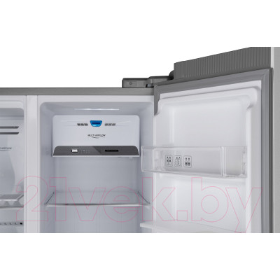 Холодильник с морозильником Weissgauff WSBS 600 X NoFrost Inverter Water Dispenser