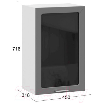 Шкаф навесной для кухни ТриЯ Габриэлла 1В45С
