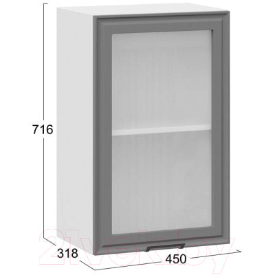 Шкаф навесной для кухни ТриЯ Белладжио 1В45С