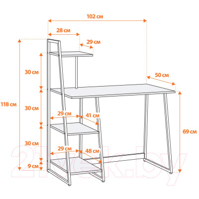 Письменный стол Tetchair WD-16