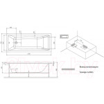 Ванна акриловая AM.PM Gem 170x75 / W93A-170-075W-A