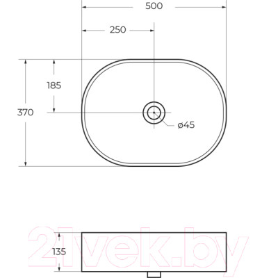 Умывальник BelBagno BB1483