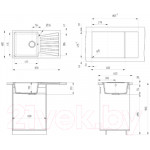 Мойка кухонная Ulgran U-703