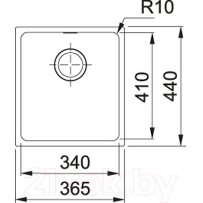 Мойка кухонная Franke Sirius SID 110-34