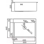 Мойка кухонная Gerhans K35044BD