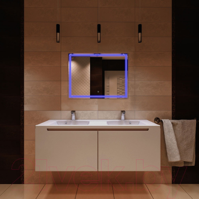 Зеркало Silver Mirrors Livia RGB 80x60 / LED-00002638