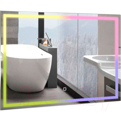 Зеркало Silver Mirrors Livia RGB 80x60 / LED-00002638