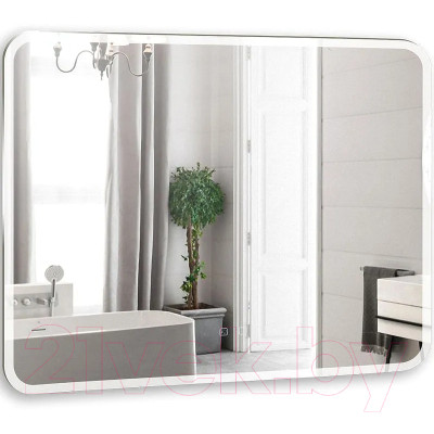 Зеркало Silver Mirrors Стив Voice 100x80 / LED-00002618