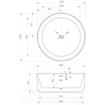 Ванна акриловая Abber AB9442