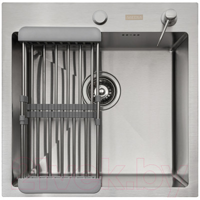 Мойка кухонная Arfeka Eco AR 50x50 + CL AR + DS AR