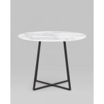 Обеденный стол Stool Group Дакота 100x100 / FDC8004 wh/marble