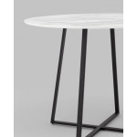 Обеденный стол Stool Group Дакота 100x100 / FDC8004 wh/marble