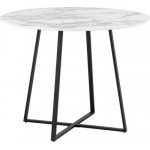 Обеденный стол Stool Group Дакота 100x100 / FDC8004 wh/marble