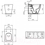 Унитаз приставной Ideal Standard I.life B T461601