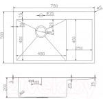 Мойка кухонная Mixline Pro 552918