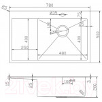 Мойка кухонная Mixline Pro 552919