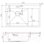 Мойка кухонная Mixline Pro 552921