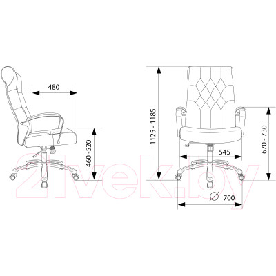 Кресло офисное Бюрократ T-9928SL Fabric