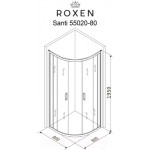 Душевой уголок Roxen Santi 55020-80