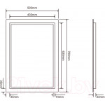 Зеркало Roxen Gotem 510165-50
