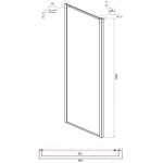 Душевой уголок Ambassador Forsa 100x90x200 / 17021116AX-90AX