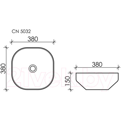 Умывальник Ceramica Nova Element CN5032