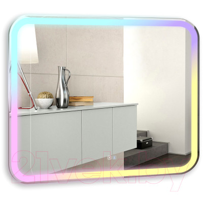 Зеркало Silver Mirrors Stiv Neo RGB 91.5x68.5 / LED-00002888