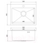 Мойка кухонная Mixline Pro 552934