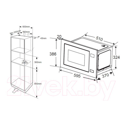 Микроволновая печь ZORG MIO211 S