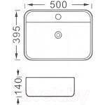 Умывальник Aquatek AQ5506-MB