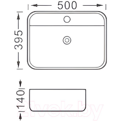 Умывальник Aquatek AQ5506-MB