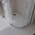 Душевой поддон BelBagno TRAY-MR-UNO-RH-120/80-550-35-W-L-CR