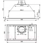 Вытяжка скрытая Falmec Built In Max Evo 50 Inox