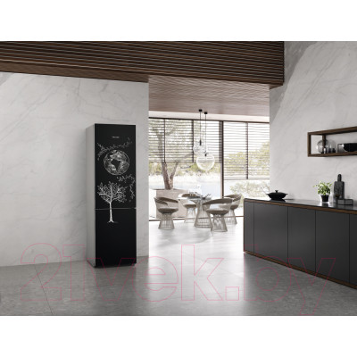 Холодильник с морозильником Miele KFN 4795 CD Black Board / 38479537EU1