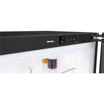 Холодильник с морозильником Miele KFN 4795 CD Black Steel / 38479533EU1