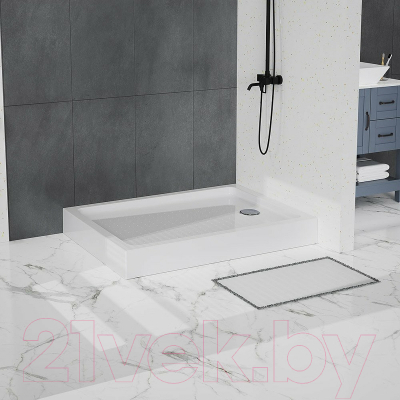 Душевой поддон BelBagno TRAY-BB-AH-120/100-15-W