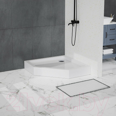 Душевой поддон BelBagno TRAY-BB-P-90-15-W