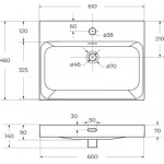 Умывальник BelBagno BB-8078-60