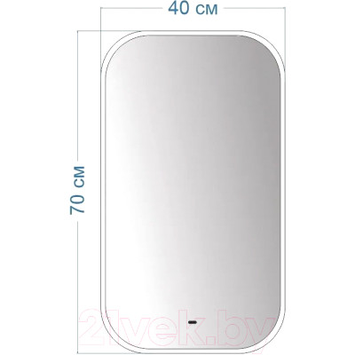 Зеркало Teymi Solli 40x70 / T20201IR