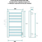 Полотенцесушитель электрический Маргроид Ferrum Вид 81/10 СНШ 80x40