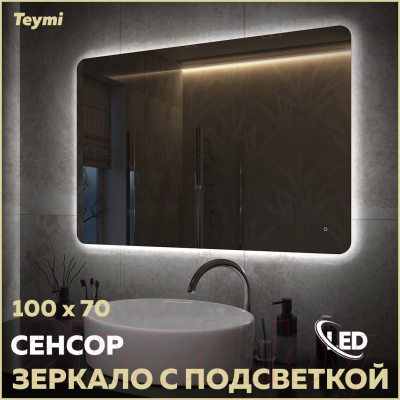 Зеркало Teymi Solli Oreol Pro 100x70 / T20261