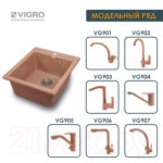 Мойка кухонная Vigro VG205