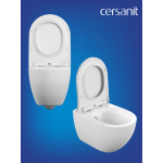 Унитаз подвесной Cersanit Brasko Smart Clean On DPL EO Slim LP / 64824