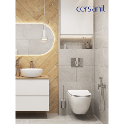 Унитаз подвесной Cersanit Brasko Smart Clean On DPL EO Slim LP / 64824